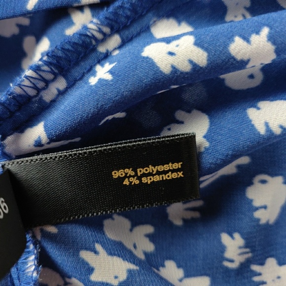 The Limited Outback Red blue white print top d11 - Picture 8 of 8